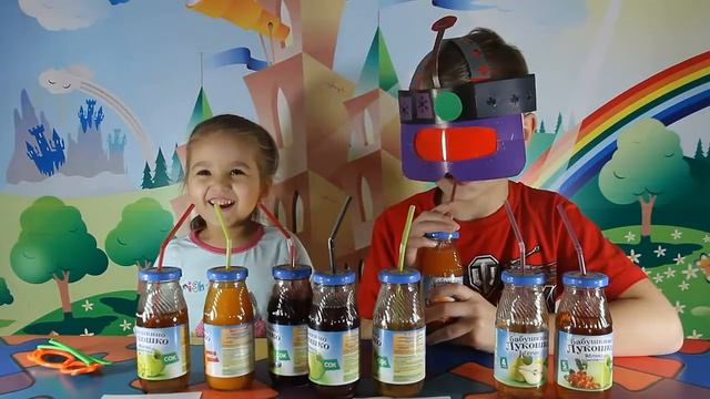 ✔ СОКОВЫЙ #ЧЕЛЛЕНДЖ от Алисы и Егора. Вызов принят ✔ УГАДАЙ ВКУС СОКА. Kid's JUICE Challenge смотреть онлайн
