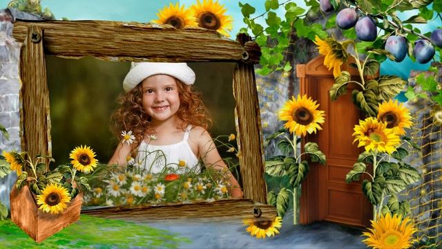 "Подсолнухи". Фотозаменяемый проект для Proshow Producer смотреть онлайн