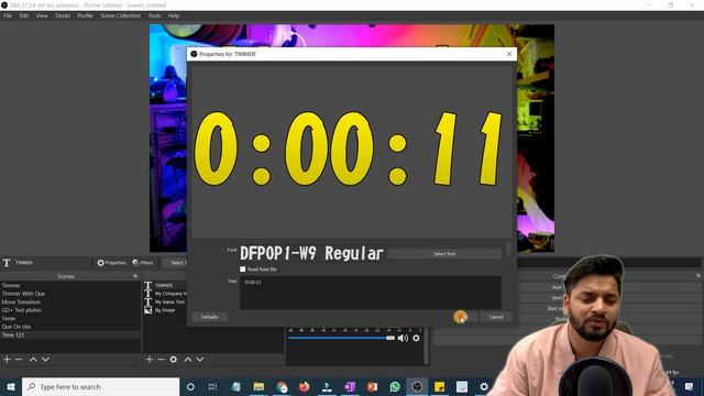 OBS Countdown Timer | How to add timer in OBS | OBS Tutorial in hindi смотреть онлайн