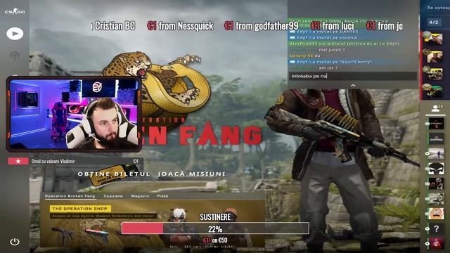🔴 Counter Strike GO NOCTURN +Noile "JUCARII''! Hyper Beast Give away la 1.5K смотреть онлайн