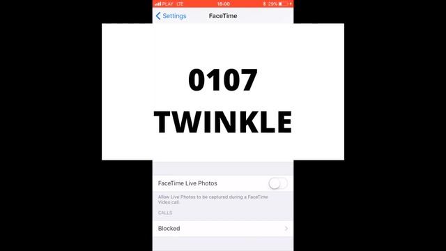 HOW TO DISABLE OR ENABLE FACETIME LIVE PHOTOS смотреть онлайн
