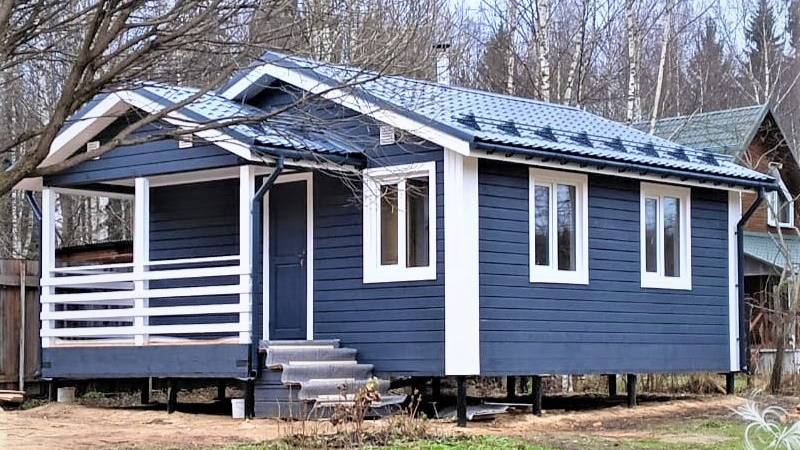 Не самый лучший плотник тот, у кого много стружек! Просторна светлая баня по проекту Б-40 в Истре смотреть онлайн