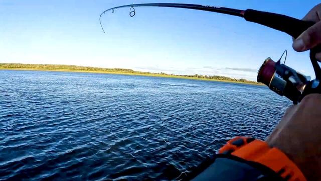 Красивый финал рыбалки на Иртыше