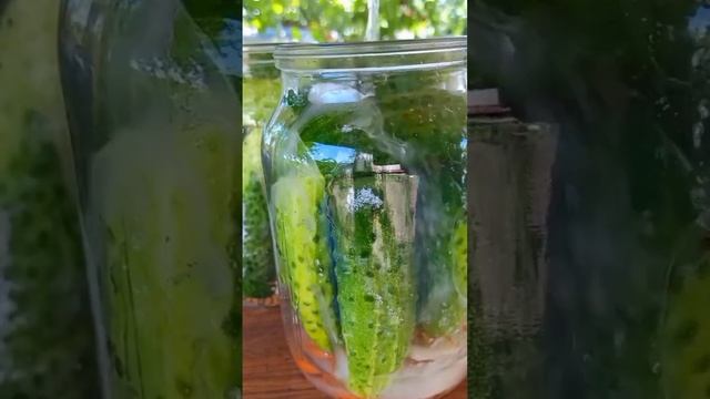 Хрустящие, кисло-сладкие огурчики на зиму🥒🥒🥒 смотреть онлайн