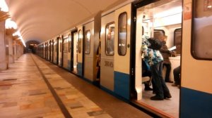 Поезд Ока . метро Авиамоторная 2016 г