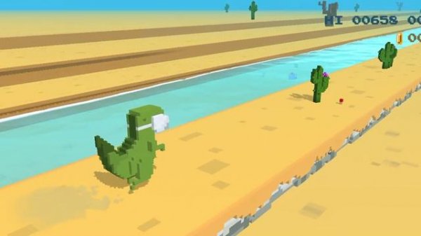 гугл динозавр в 3д? (dino 3d) #1