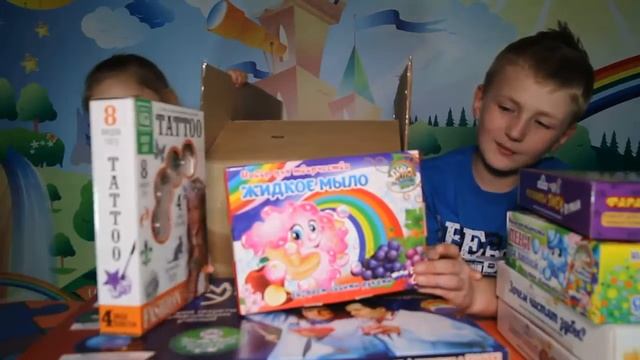 Открываем посылку #2 с опытами для детей | Наборы для творчества, опыты и эксперименты для детей смотреть онлайн