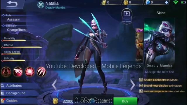 NEW SKIN NATALIA Deadly Mamba смотреть онлайн