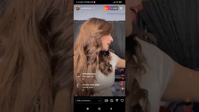 jannat mirza latest instagram live | umerbutt #jannatmirza смотреть онлайн