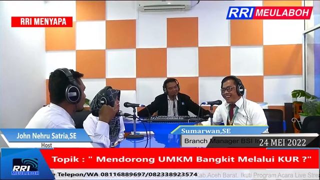 RRI MENYAPA ''Mendorong UMKM Bangkit Melalui KUR ? " смотреть онлайн