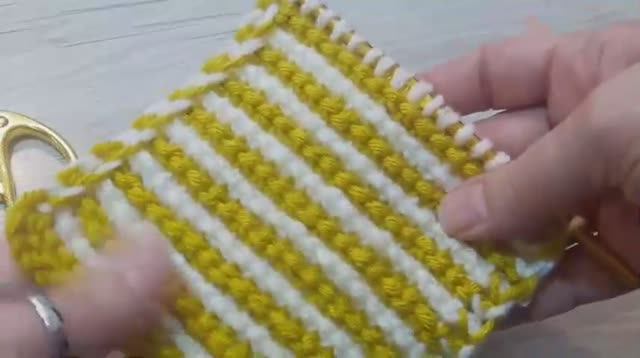 😲 ВАУ! 💖 Необычный Тунисский Узор Крючком! ✨ Очень Простое Вязание для Начинающих! 🧶