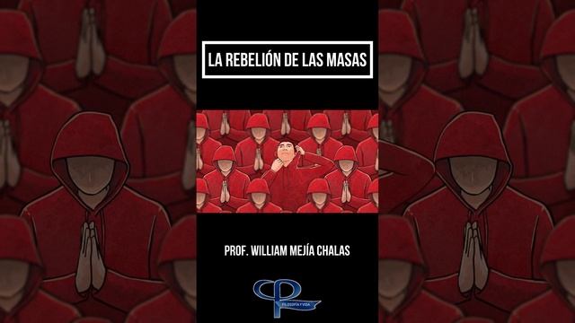 La rebelión de las masas #historiadelafilosofia #librorecomendado #filosofía #ortegaygasset #reels смотреть онлайн