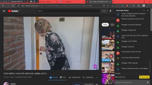 REACCIONAMOS AL CUCHARÓN DE ABUELA RITA | PEACH REACTS | Y TEAM MONSTER PINK | смотреть онлайн