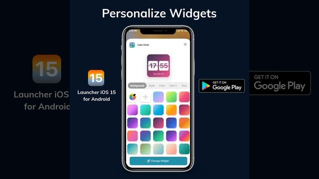 Launcher iOS 15 for Android (1:1Video) смотреть онлайн