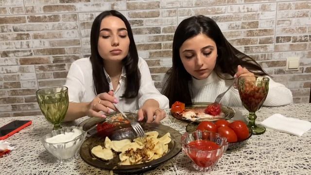 Мукбанг / ВАРЕНИКИ с картошкой / Mukbang/ POTATO DUMPLINGS/ 만두