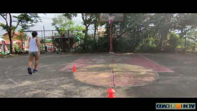part 1(JB & LA) dribbling shooting stamina footwork basketball drills 101( coach John tv)💓 смотреть онлайн
