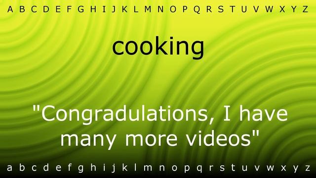 Here I will teach you how to pronounce 'cooking' with Zira.mp4 смотреть онлайн