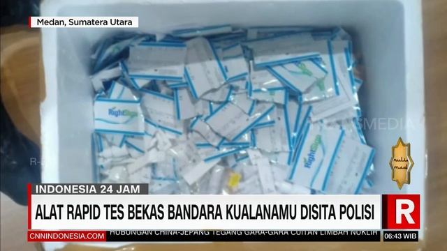 Alat Rapid Tes Bekas Bandara Kualanamu Disita Polisi | REDAKSI PAGI (29/04/21) смотреть онлайн