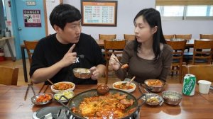 여자친구가 부대찌개 먹고싶다해서 의정부까지 갔습니다. 경원식당 먹방! (Sausage stew in Uijeongbu) 요리&먹방!! - Mukbang eating show
