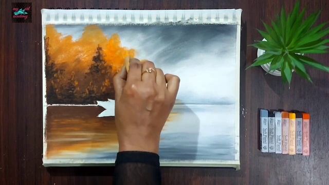 Soft Pastel Drawing - Easy and Beautiful Home Decor Drawing ideas for you (step by step) Painting. смотреть онлайн