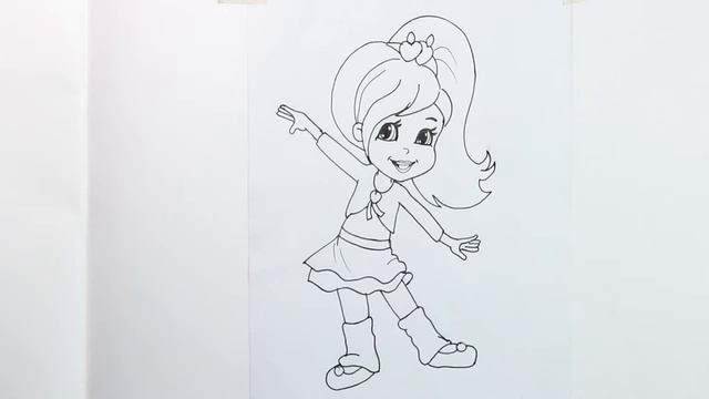 How to Draw and Color Plum Pudding Muffin from Strawberry Shortcake with ProMarkers [Speed Drawing] смотреть онлайн