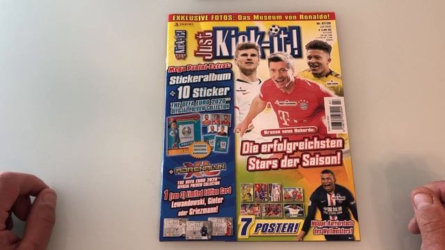 Just Kick it Magazin Nr 7,2020 mit Robert Lewandowski Limitierte Karte смотреть онлайн