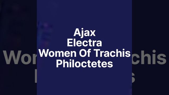 Ajax, Electra, Women Of Trachis, Philoctetes Explanation In Malayalam NET Series Video No. 7 смотреть онлайн