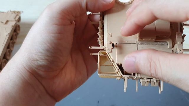 RFM  1/35  Canadian Leopard 2A6M CAN With Workable Track Links  Part2  Temporaty Assembly