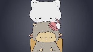 Котенок Кошик и барашка БЕ! Барашка на релаксе!