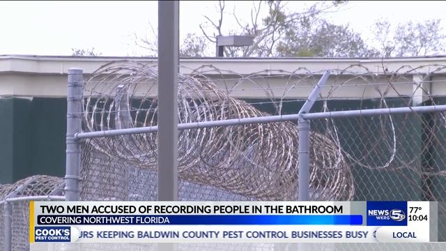 Two men accused of recording people in the bathroom смотреть онлайн