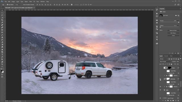 Produktová fotografia, úprava fotky LAYER BREAKDOWN PROCAMP Winter edition смотреть онлайн