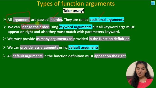 Python Full course (Hindi) | Day 29 | Functions | Positional, Default and Keyword arguments смотреть онлайн