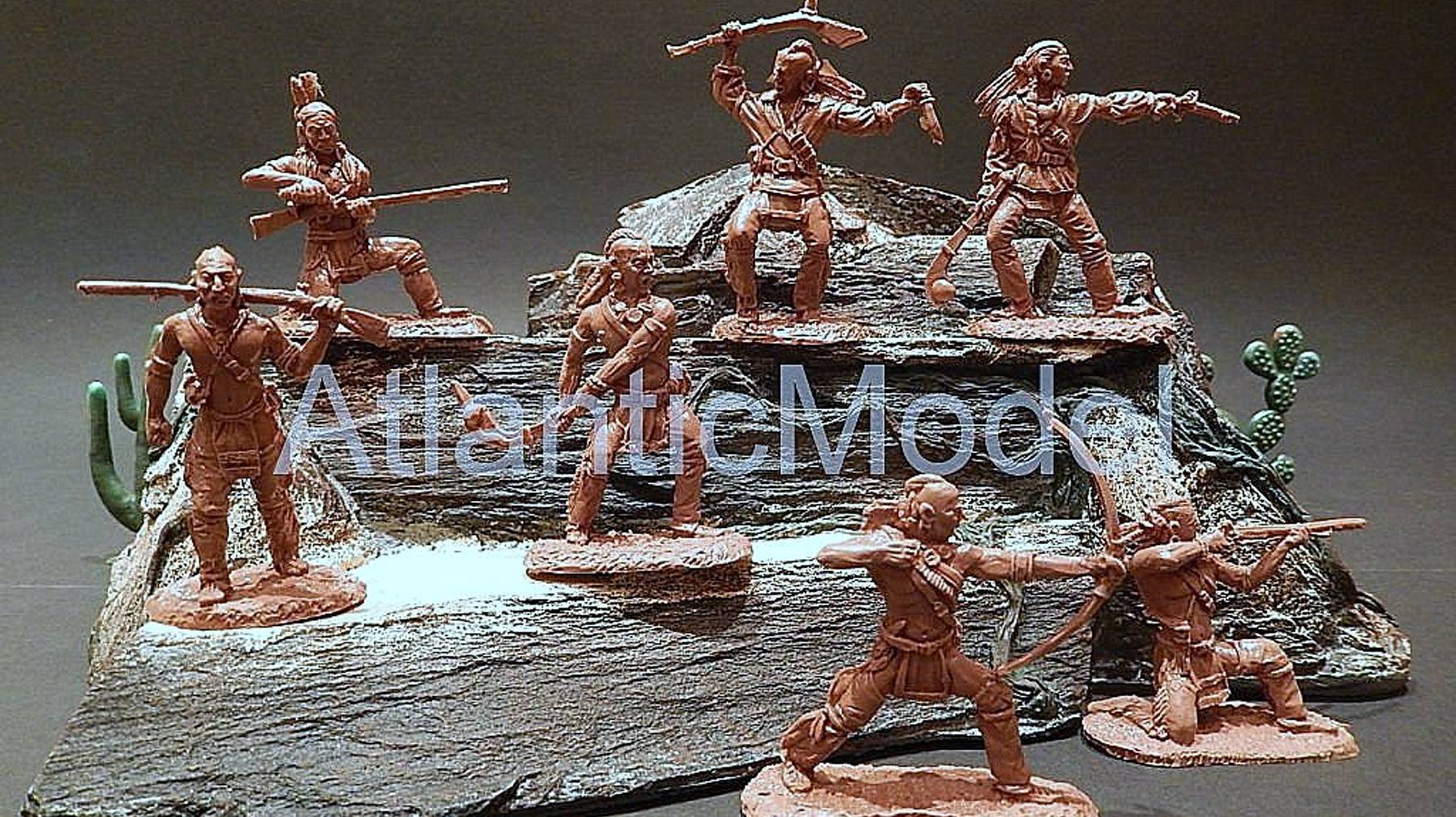 солдатики Barzso индейцы Чероки 7 фигур в 7 позах ОРИГИНАЛ смотреть онлайн