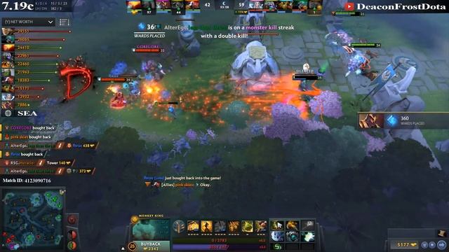 Meracle [Monkey King] Hard Carry Doing Work ► Dota 2 7.19c смотреть онлайн