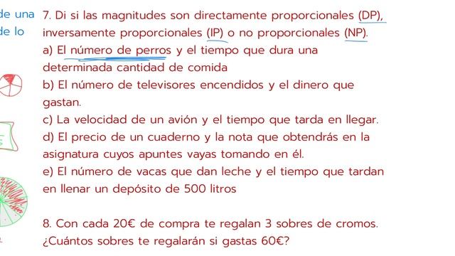 matemáticas 1°ESO. Ensayo 2 de examen de fracciones y proporciones. смотреть онлайн