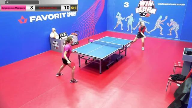 Салтановская Маргарита 3-1 Оробинская Юлия Дневной Турнир 3 19.10.2019 Win Cup зал 3 Прямой эфир смотреть онлайн