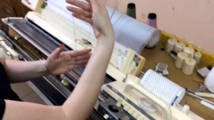 Как вязать платинг на вязальной машине Silver Reed и Brother