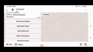 Cara Membuat Telegraph di Telegram