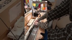 Пример как мы чистим вязальную машину