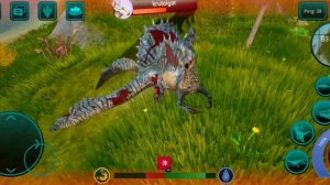 выживание за спинозавра в 🌿❤️•~/-THE CURSED DINOSAUR ISLE-\~•❤️🌿