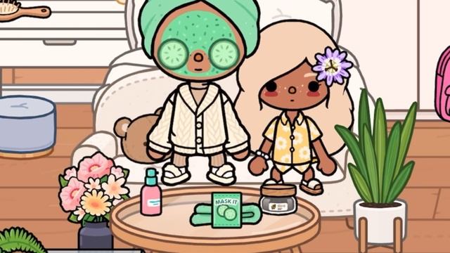 ~НОЧЕВКА У ПОДРУГИ~ Veron_officall. Toca Life World