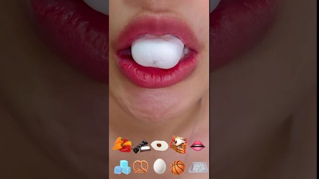 asmr MINI PAPRIKA CHOCO BAR ICE PICKLED RADISHES MERINGUE COOKIES eating sounds MUKBANG 먹방 смотреть онлайн