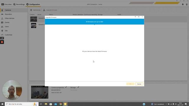 Remote configuration of AXIS ACAP application web interface using AXIS Companion смотреть онлайн