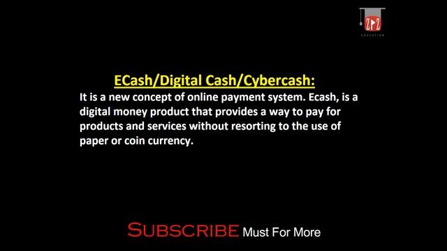 What is E-Cash, Digital Cash & Cyber Cash ? Urdu / Hindi смотреть онлайн