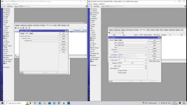 21. MikroTik GRE Site to Site VPN Tunnel Configuration