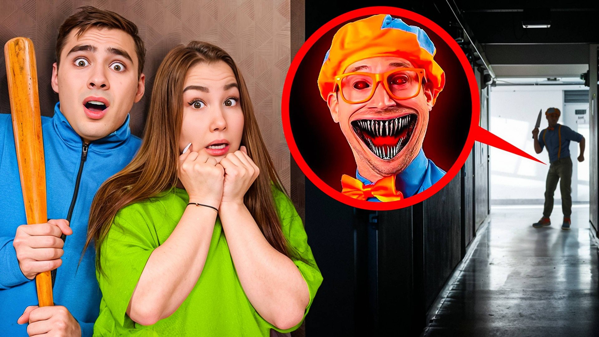 Злой БЛИППИ Преследует Нас в Реальной Жизни ! смотреть онлайн