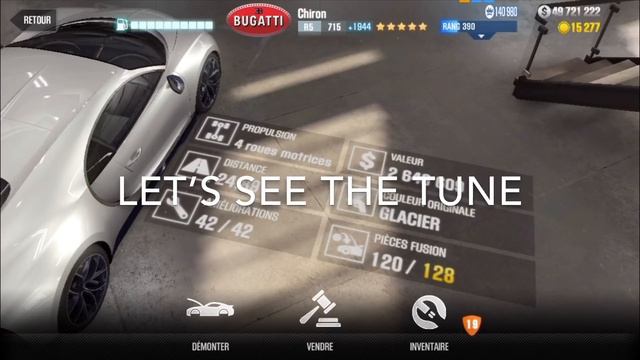 CSR 2 / Bugatti CHIRON tune and shift pattern + CHIRON SPORT + legendary and evolution cup info смотреть онлайн