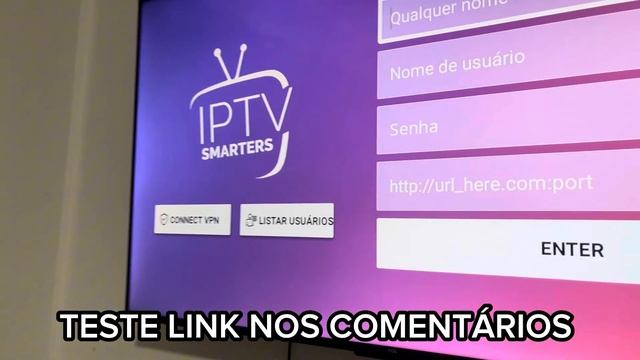 IPTV SMARTERS PRO TESTE смотреть онлайн