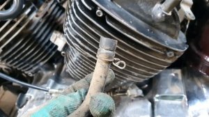 #YAMAHA #dragstar 400.  Регулировка тепловых зазоров клапанов