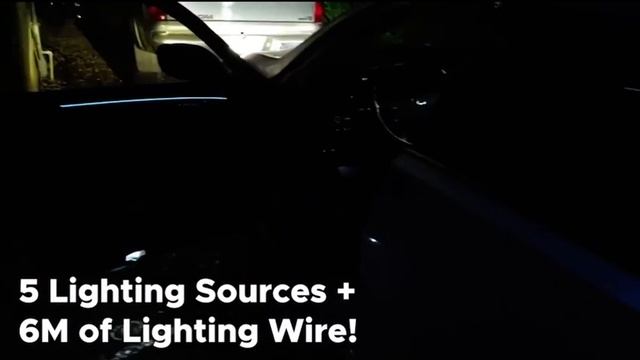 Best Color Changing Interior Ambient lighting - Rope LED Dash Lights смотреть онлайн